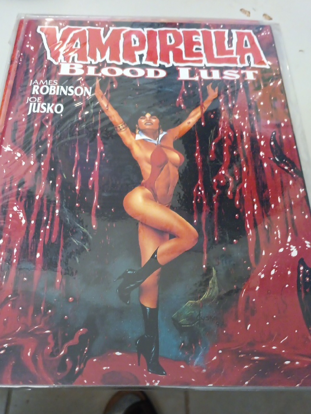Vampirella: Blood Lust Graphic Novel - Red Cover